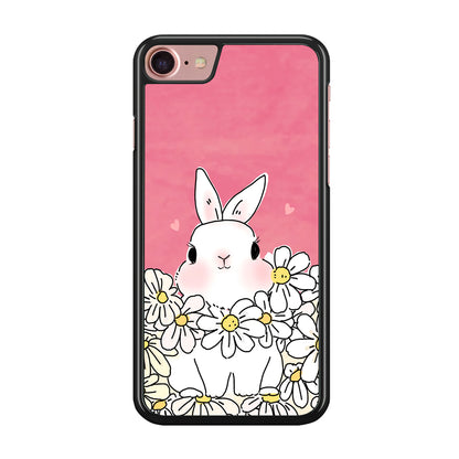 Rabbit CuteFlowers iPhone 8 Case