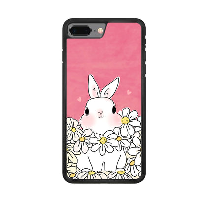Rabbit CuteFlowers iPhone 8 Plus Case