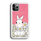 Rabbit Cute Flowers iPhone 12 Pro Max Case