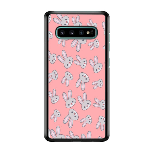 Rabbit Cute Smile Samsung Galaxy S10 Case