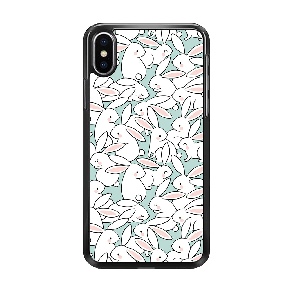 Rabbit Populace iPhone X Case