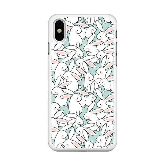 Rabbit Populace iPhone X Case