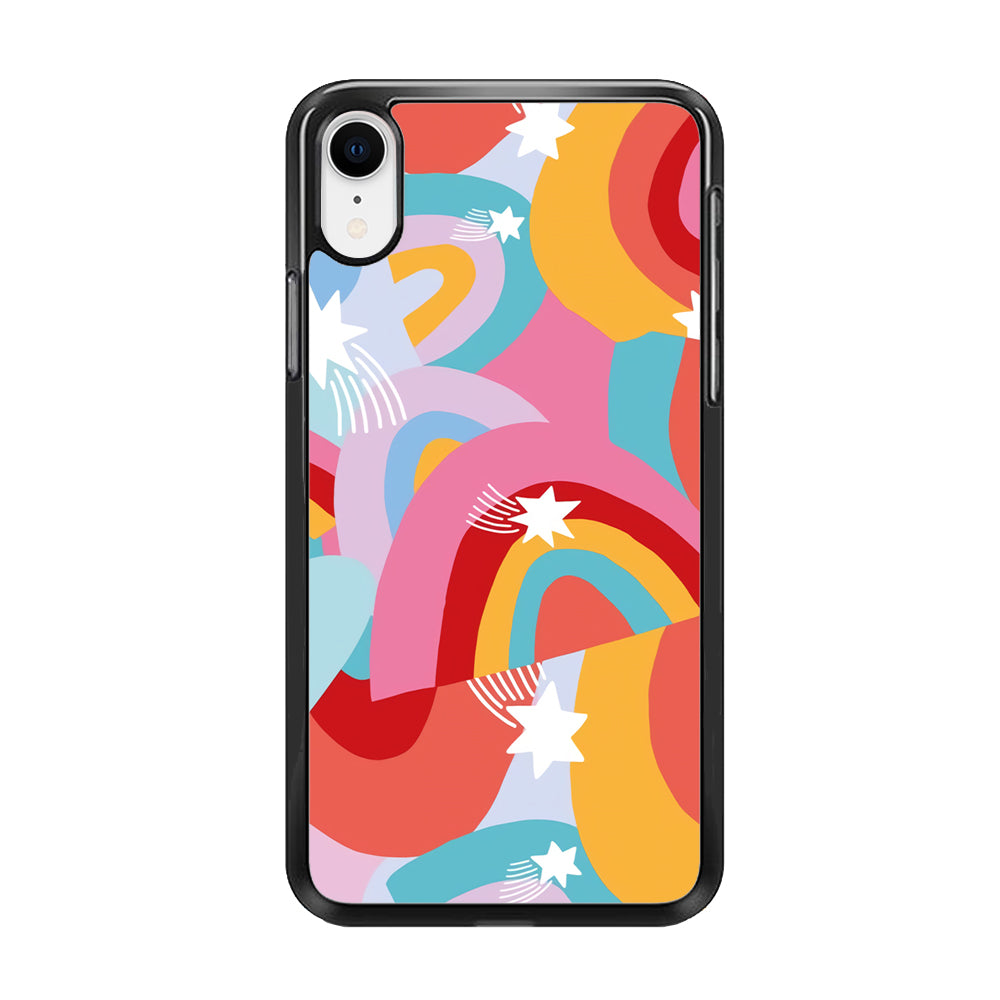 Rainbow Aesthetic Full Colour iPhone XR Case