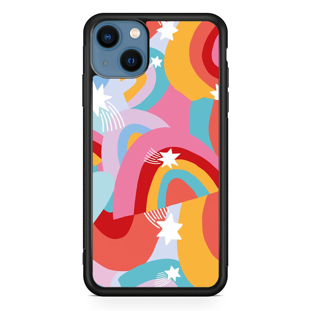 Rainbow Aesthetic Full Colour iPhone 13 Case