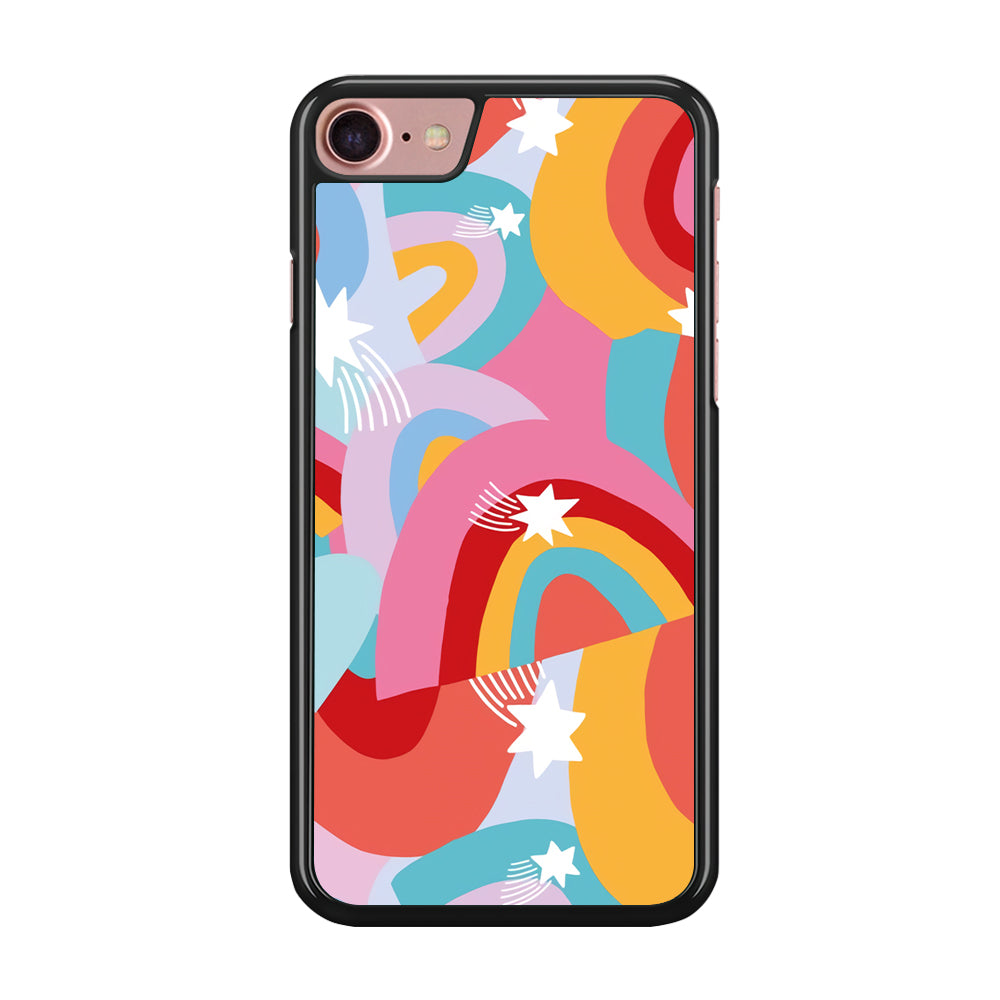 Rainbow Aesthetic Full Colour iPhone 8 Case