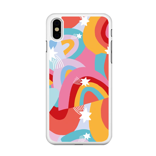 Rainbow Aesthetic Full Colour iPhone Xs Max Case