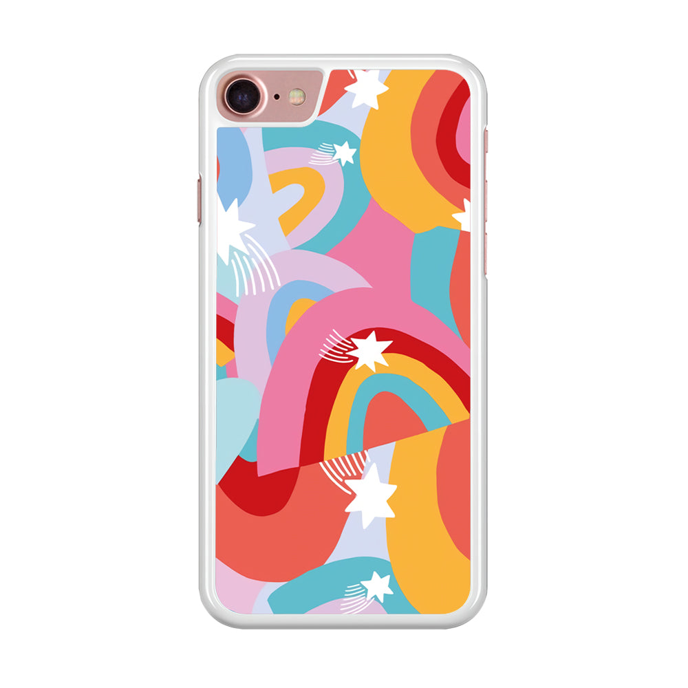 Rainbow Aesthetic Full Colour iPhone 8 Case