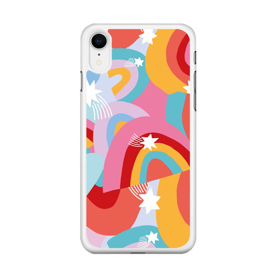 Rainbow Aesthetic Full Colour iPhone XR Case