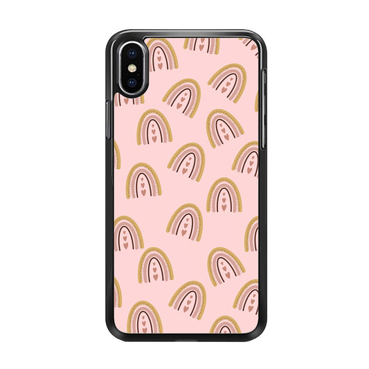 Rainbow Aesthetic Love iPhone X Case