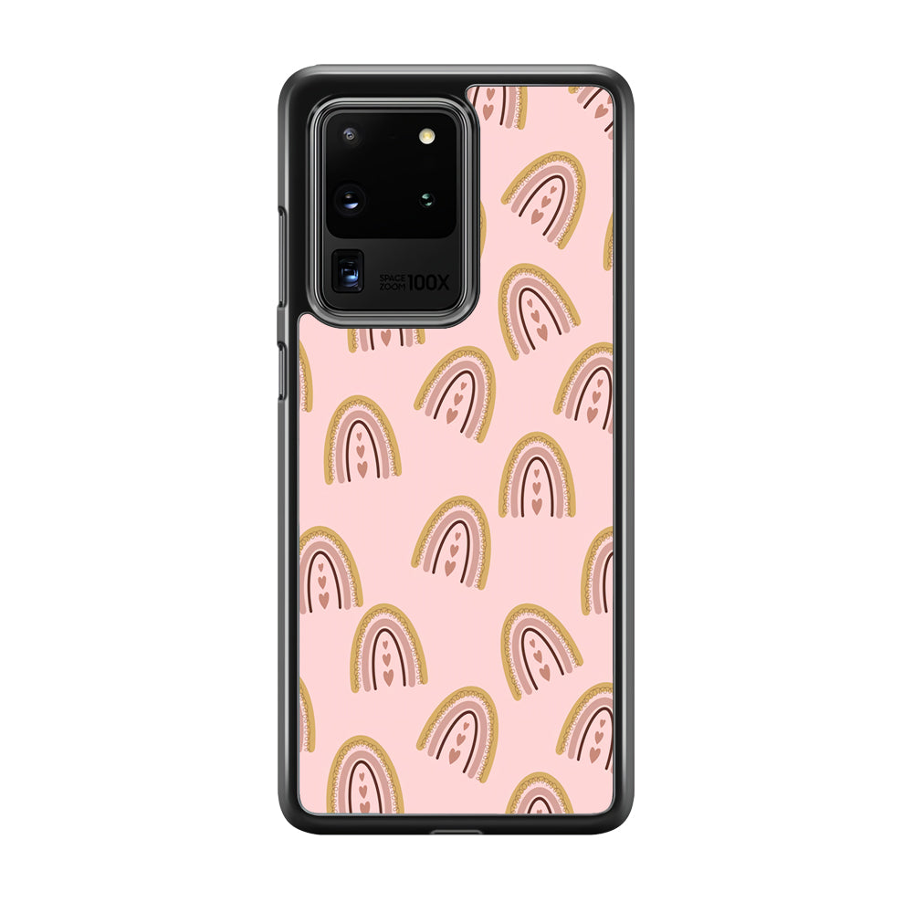 Rainbow Aesthetic Love Samsung Galaxy S20 Ultra Case