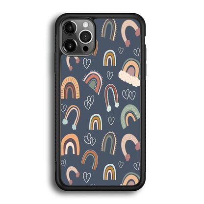 Rainbow Aesthetic Navy iPhone 12 Pro Max Case