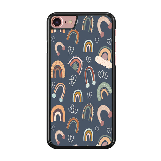 Rainbow Aesthetic Navy iPhone 8 Case