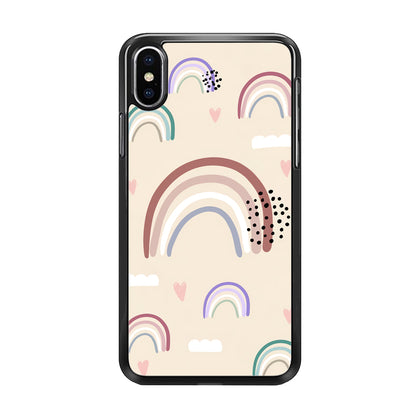 Rainbow Aesthetic Soft Colour iPhone Xs Max Case