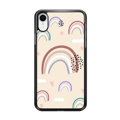 Rainbow Aesthetic Soft Colour iPhone XR Case