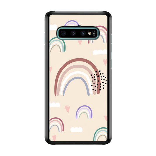 Rainbow Aesthetic Soft Colour Samsung Galaxy S10 Case