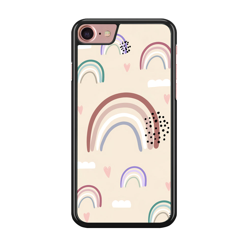 Rainbow Aesthetic Soft Colour iPhone 8 Case