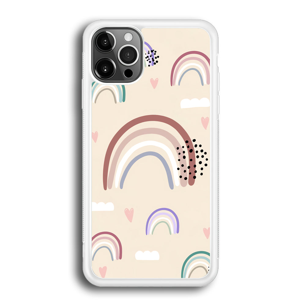 Rainbow Aesthetic Soft Colour  iPhone 12 Pro Max Case