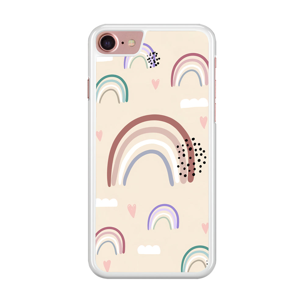 Rainbow Aesthetic Soft Colour iPhone 8 Case