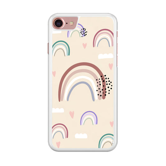 Rainbow Aesthetic Soft Colour iPhone 8 Case