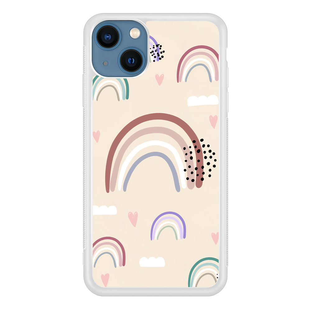 Rainbow Aesthetic Soft Colour iPhone 13 Case