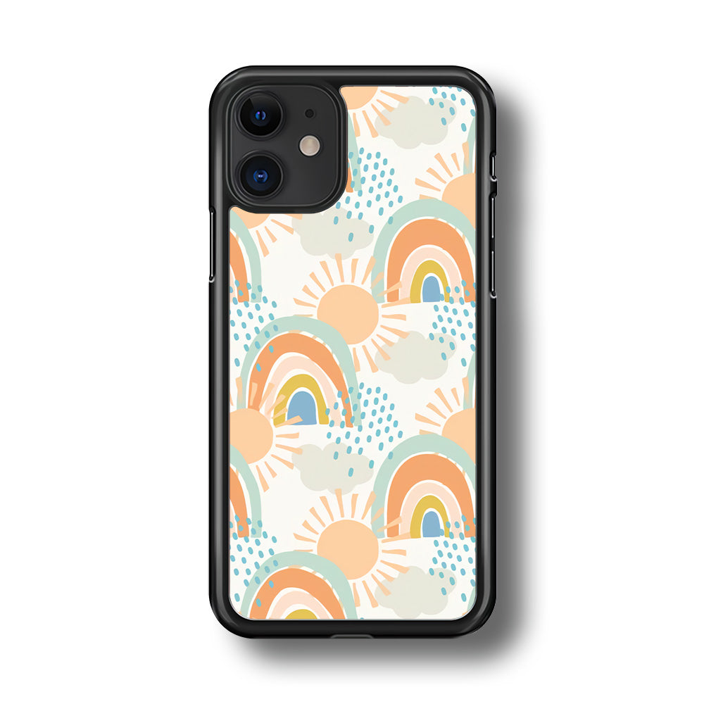 Rainbow Aesthetic Sun iPhone 11 Case
