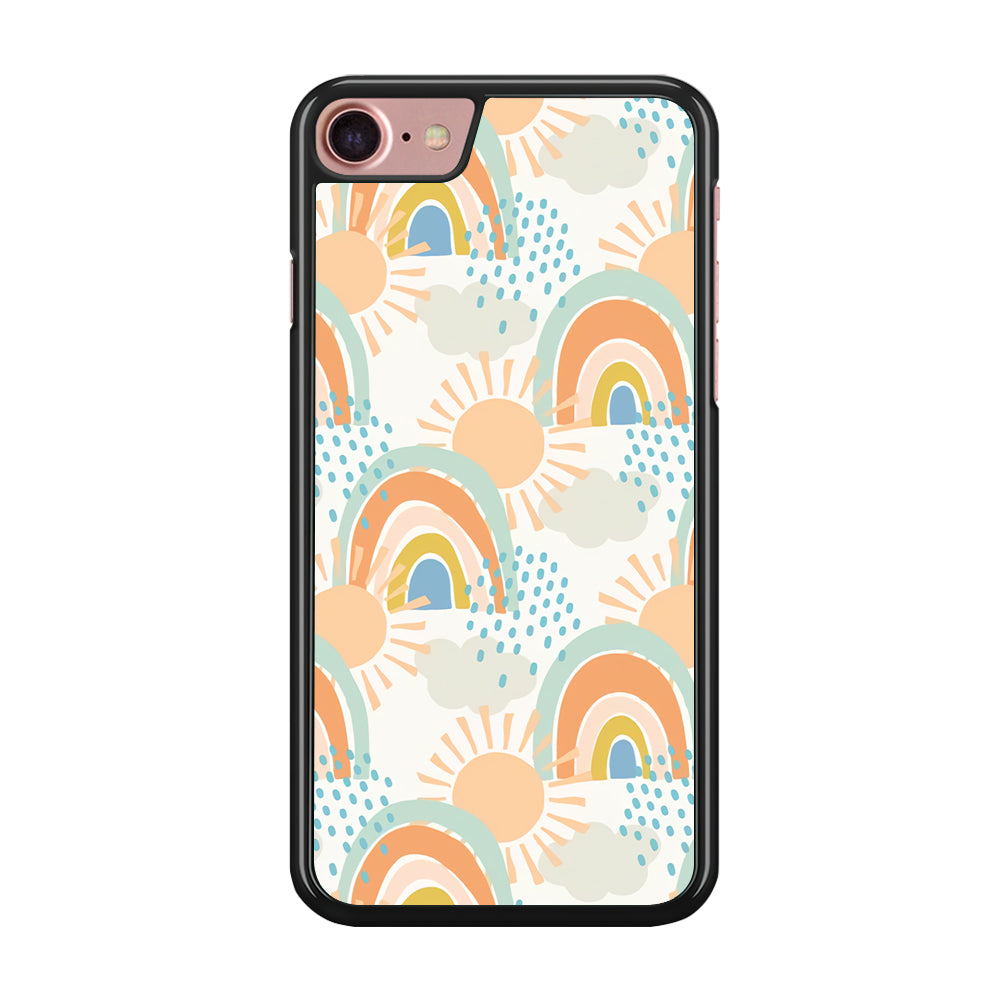 Rainbow Aesthetic Sun iPhone 8 Case