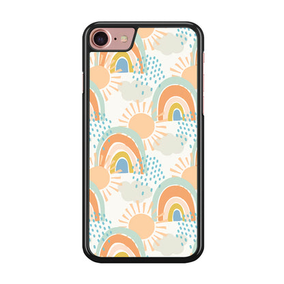 Rainbow Aesthetic Sun iPhone 8 Case