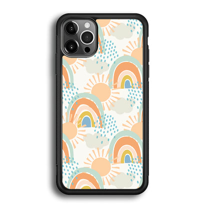 Rainbow Aesthetic Sun iPhone 12 Pro Max Case