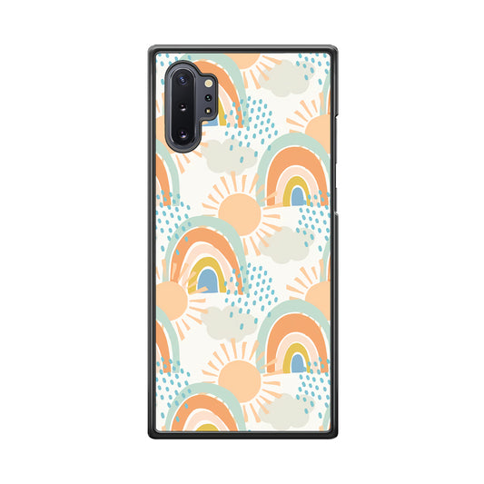 Rainbow Aesthetic Sun Samsung Galaxy Note 10 Plus Case