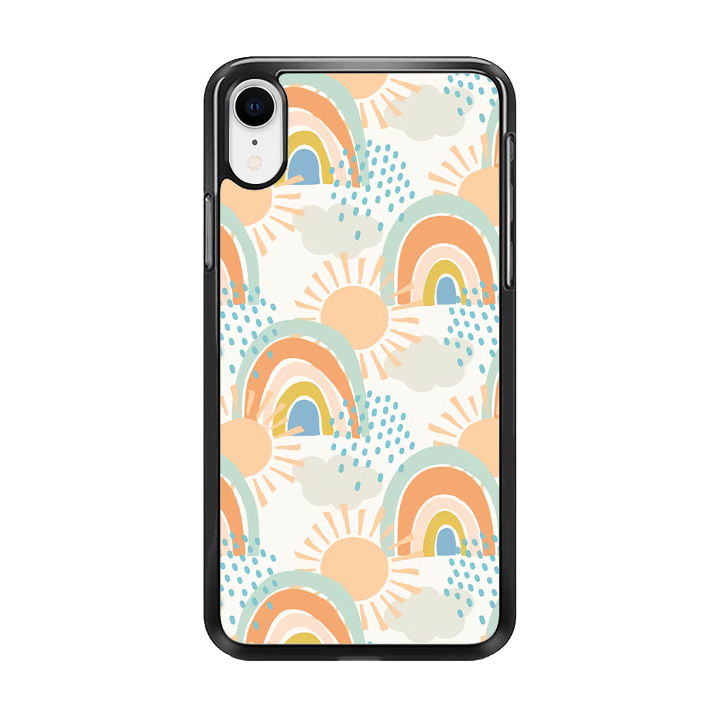 Rainbow Aesthetic Sun iPhone XR Case