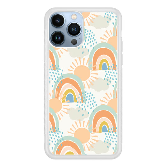 Rainbow Aesthetic Sun iPhone 13 Pro Case