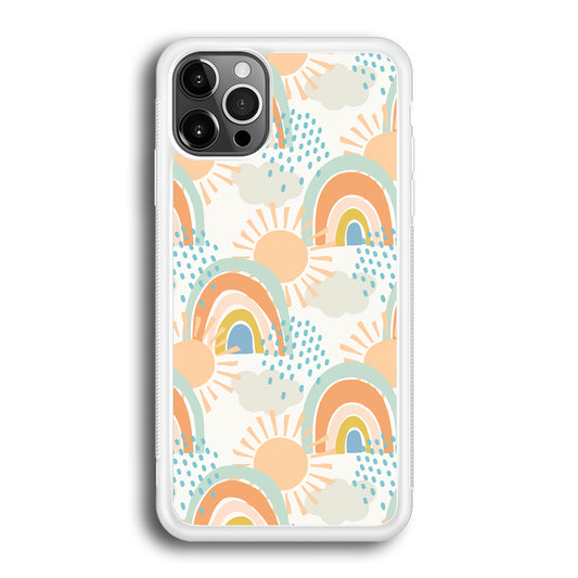 Rainbow Aesthetic Sun iPhone 12 Pro Max Case
