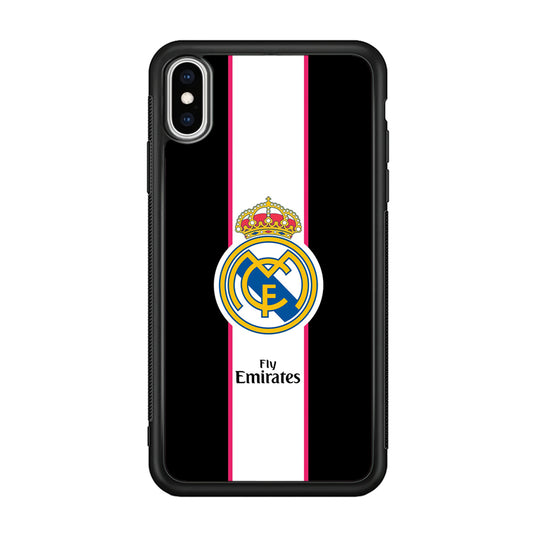 Real Madrid Stripe and Black iPhone X Case