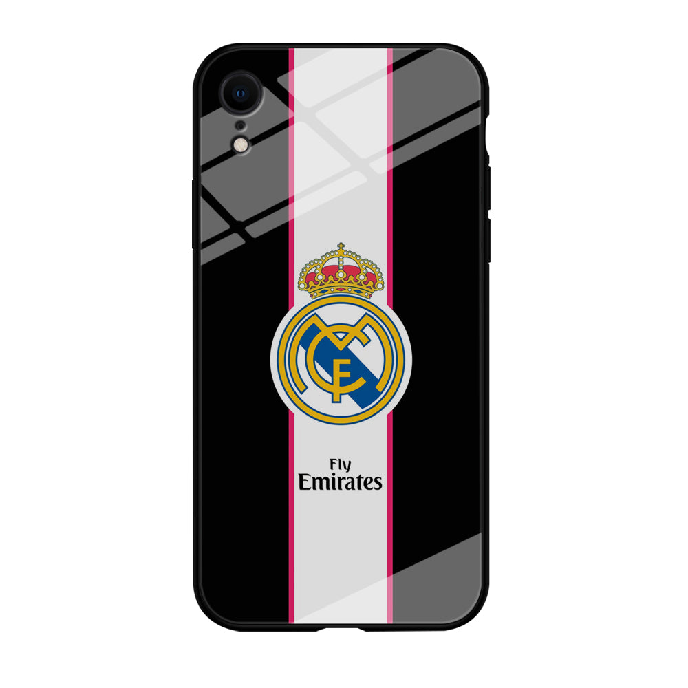 Real Madrid Stripe and Black iPhone XR Case