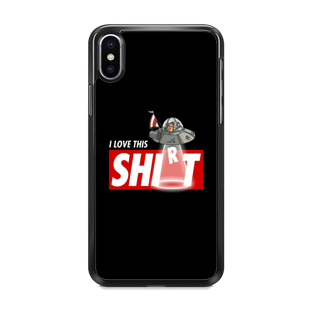 Rick And Morty Drive Ufo iPhone X Case