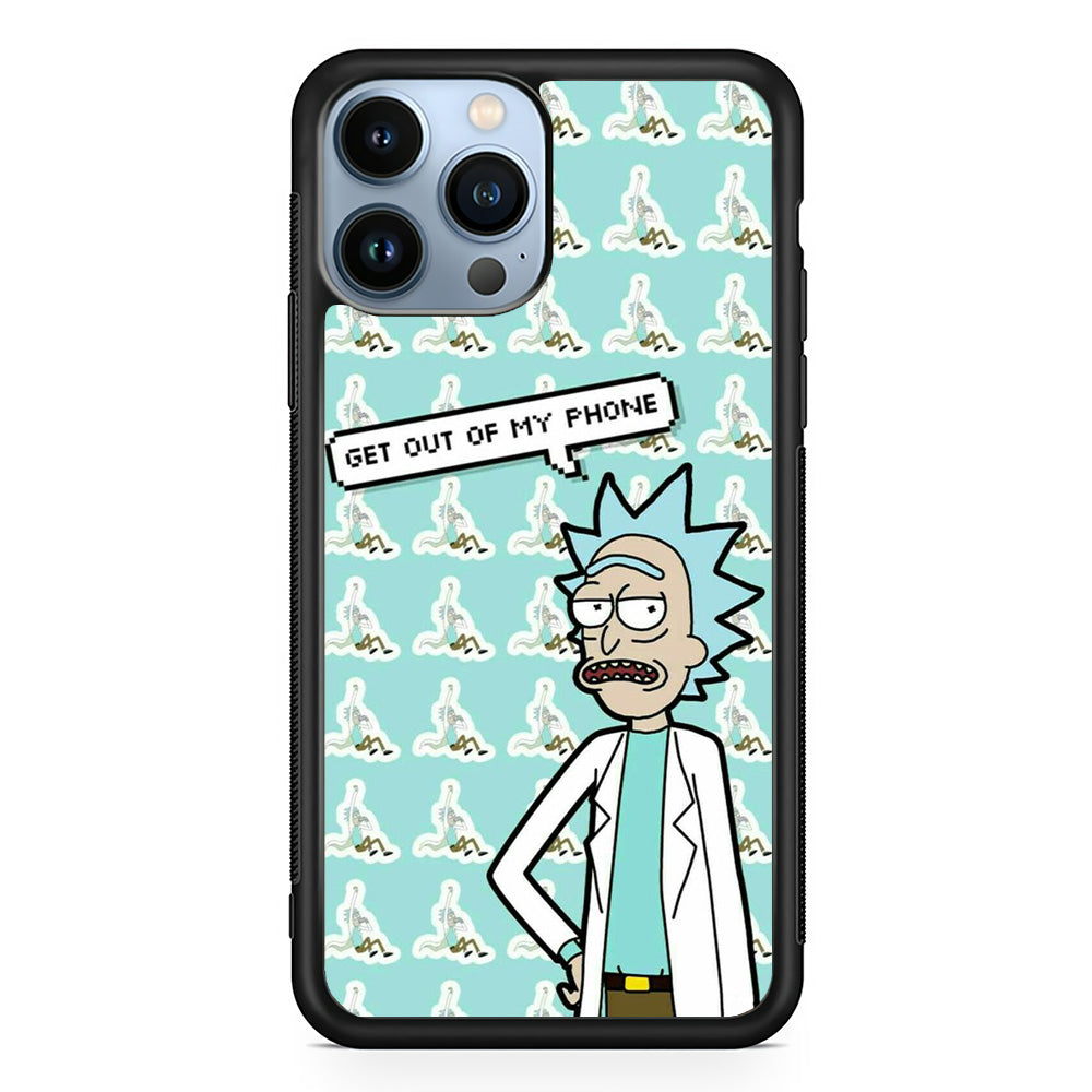 Rick And Morty Meme About Phone iPhone 13 Pro Max Case
