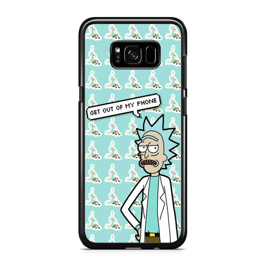 Rick And Morty Meme About Phone Samsung Galaxy S8 Plus Case
