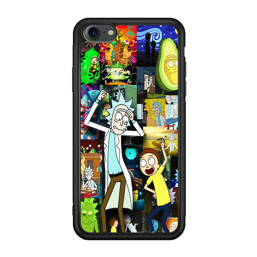 Rick and Morty Dance In Collage iPhone 7 Case
