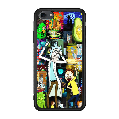 Rick and Morty Dance In Collage iPhone 7 Case