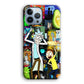 Rick and Morty Dance In Collage iPhone 13 Pro Case