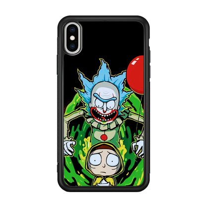 Rick and Morty IT Style iPhone X Case