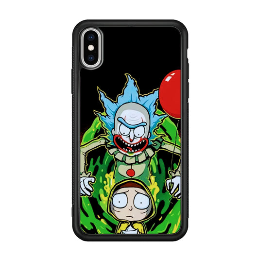 Rick and Morty IT Style iPhone X Case