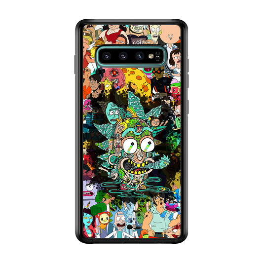 Rick and Morty Thoughts Inside People Samsung Galaxy S10 Case