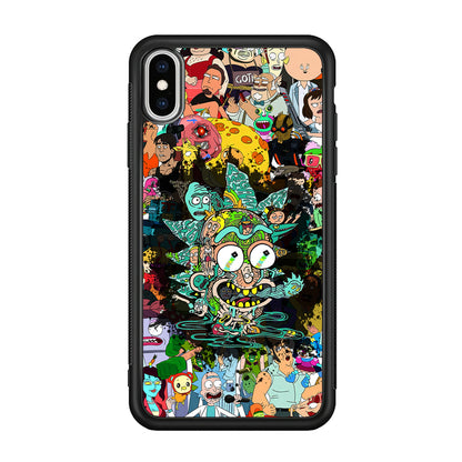 Rick and Morty Thoughts Inside People iPhone X Case