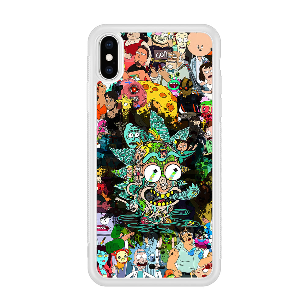 Rick and Morty Thoughts Inside People iPhone X Case