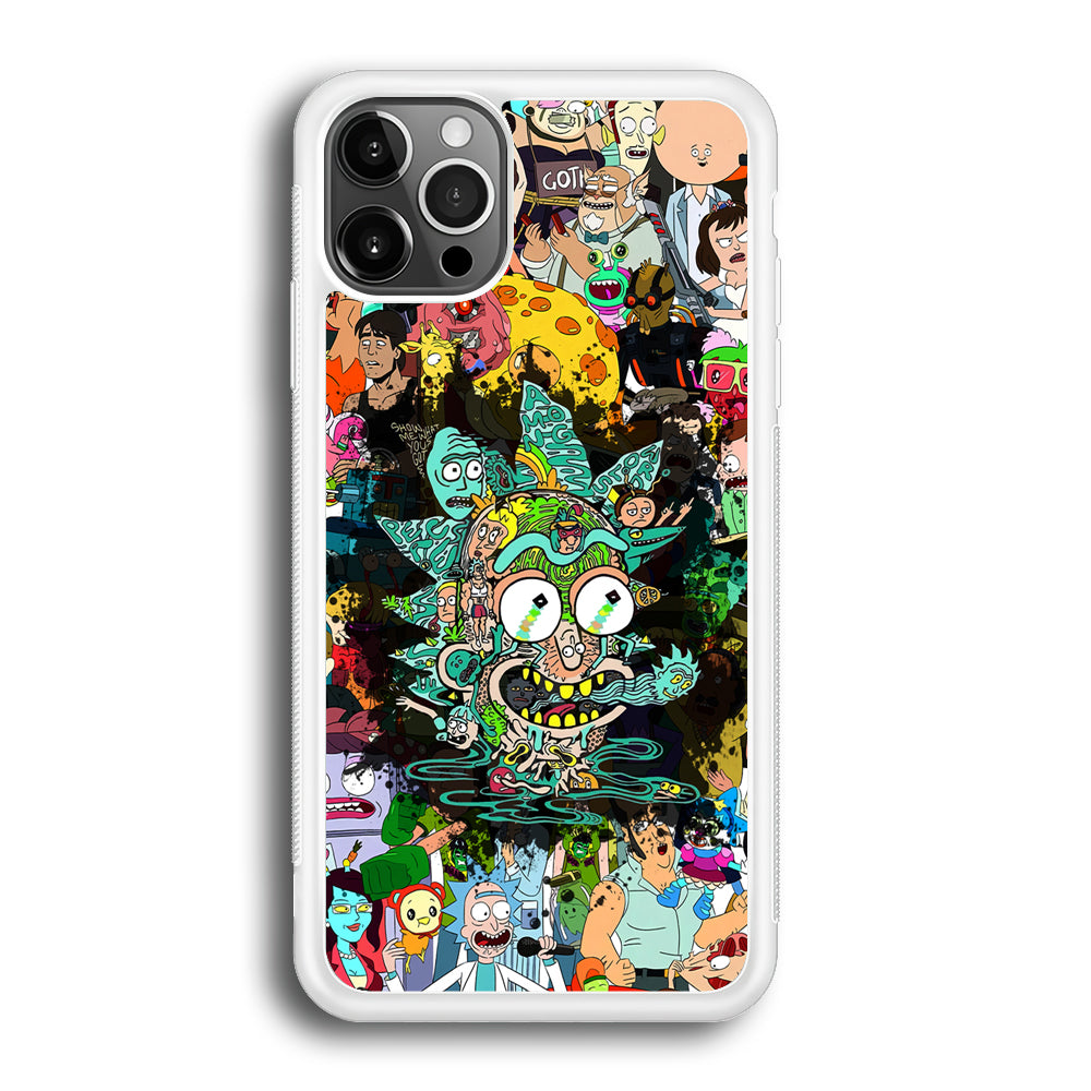 Rick and Morty Thoughts Inside People iPhone 12 Pro Max Case