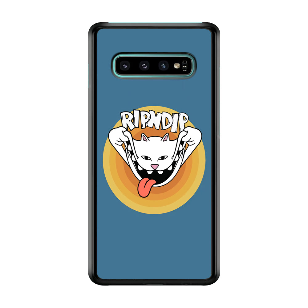 Rip N Dip Smile In Blue  Samsung Galaxy S10 Case - Ezzystore