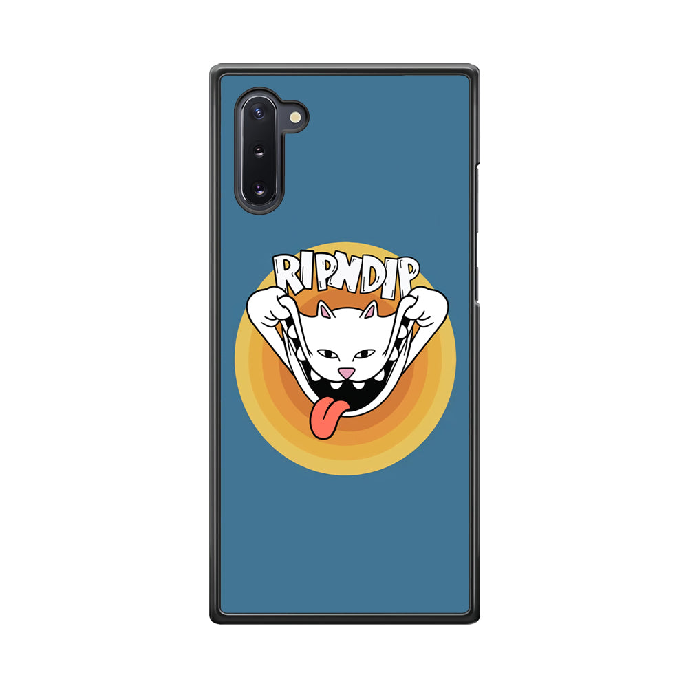 Rip N Dip Smile In Blue  Samsung Galaxy Note 10 Case - Ezzystore