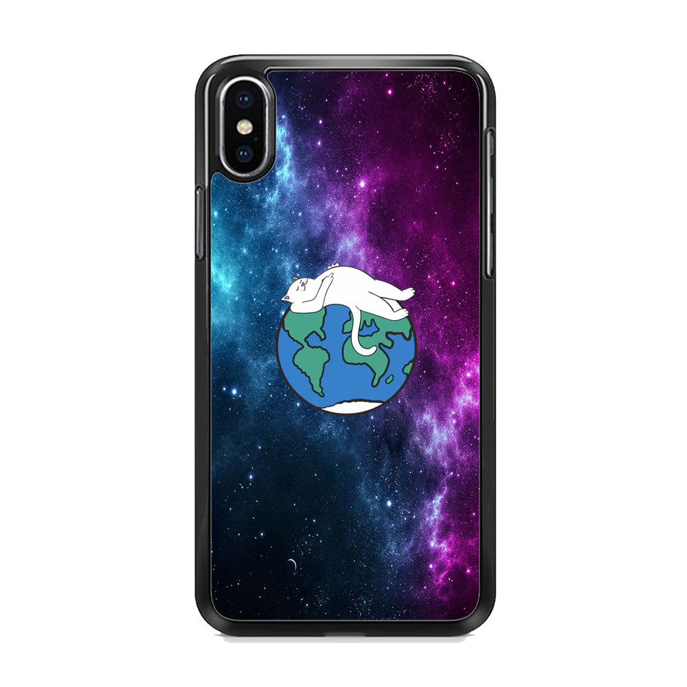 Rip N Dip Earth In Galaxy iPhone X Case - Ezzystore