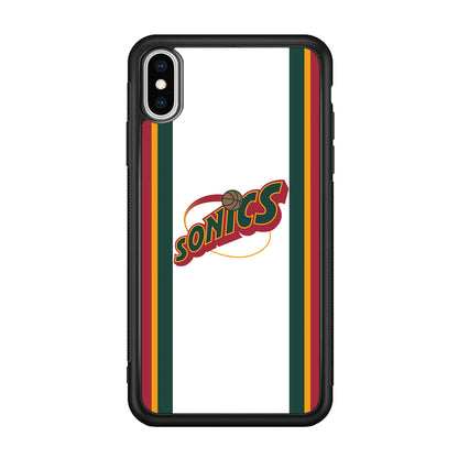 Seattle Supersonics NBA Team iPhone X Case